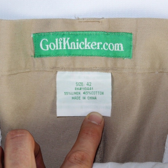 Golfknicker.Com Mens Size 42 Golf Cuffed Pants - Picture 4 of 6
